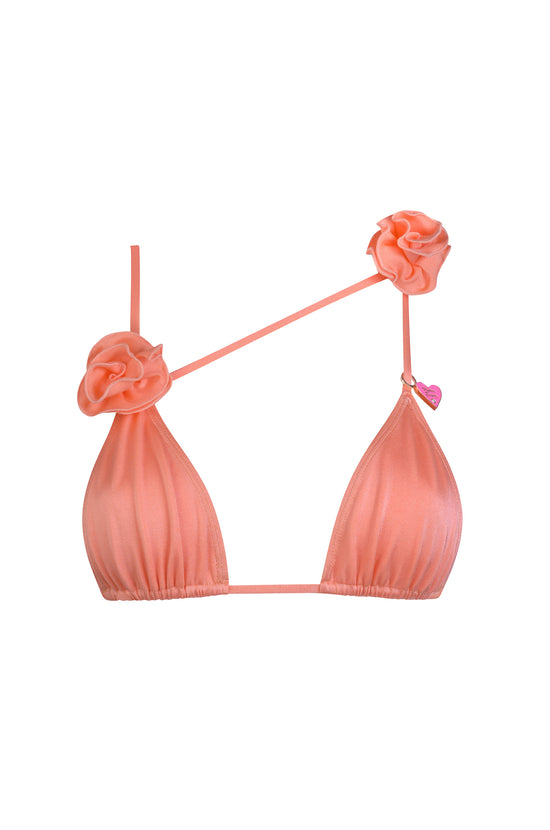 Papaya Roses Top